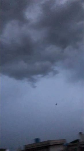Dark Cumulus Clouds Scary Lightening and Thunder ☁️⚡ | Nature’s Warning