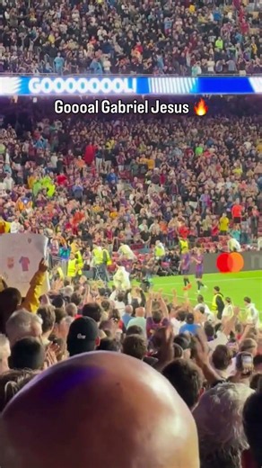 Gabriel Jesus GOAL! Barcelona 5-1 Feyenoord! ⚽🔥