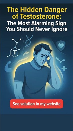 The Hidden Danger of Testosterone The Most Alarming Sign #shorts #trending #shortvideo