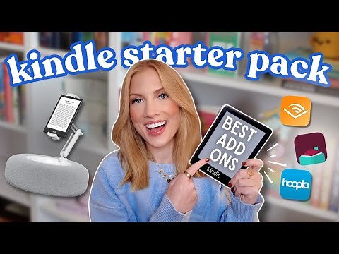 kindle essentials starter pack 🛍️ best accessories + bookish items!