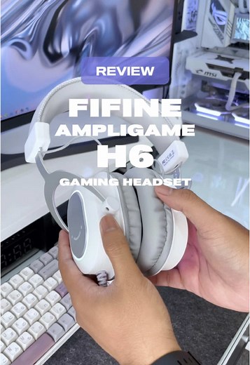 Gaming headset 🎧 Elevate your audio experience with the Fifine Ampligame H6! Featuring 7.1 surround sound for immersive clarity, an EQ mode switch to customize your audio, and in-line controls for effortless adjustments, it’s perfect for gaming, streaming, or movie nights. For more check link in bio! 🎶✨ #gamingheadset #Fifine #ampligameh6 #ImmersiveAudio #StreamingSetup #Gamingsetup @Fifine