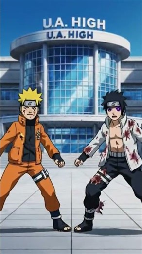 Naruto and Sasuke x mha crossover#crossover part 1