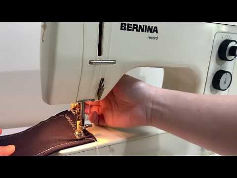 Bernina 830 sewing machine demonstration