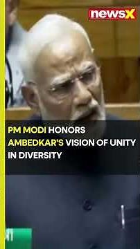 #pmmodi | PM Modi Highlights Ambedkar’s Vision of Unity and Diversity in India | NewsX