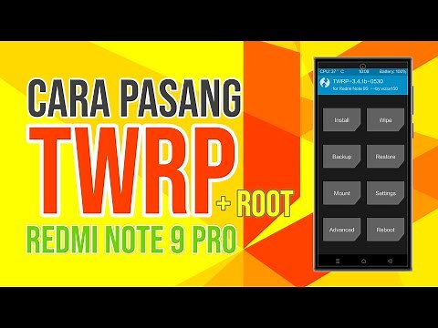 Cara Pasang TWRP Redmi Note 9 Pro Joyeuse - Lengkap (UBL+TWRP+ROOT)