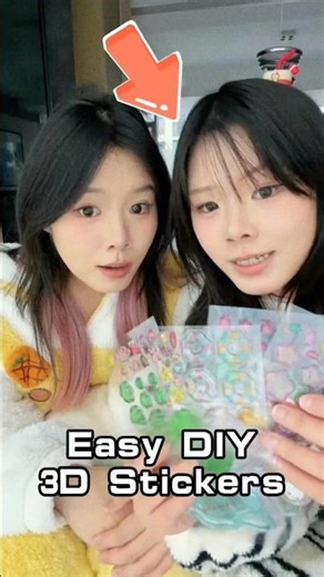 Cómo hacer pegatinas 3D DIY gratis en casa