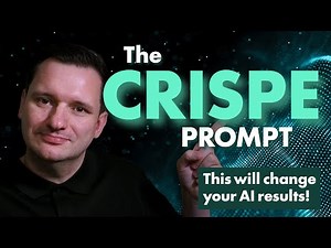 The CRISPE Framework: How to Write Perfect AI Prompts Every Time!