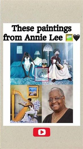 The Beautiful World of Annie Lee 🖼️🖤 | Iconic Art & Legacy ​#AnnieLee #BlackArt #BlueMonday #foryou