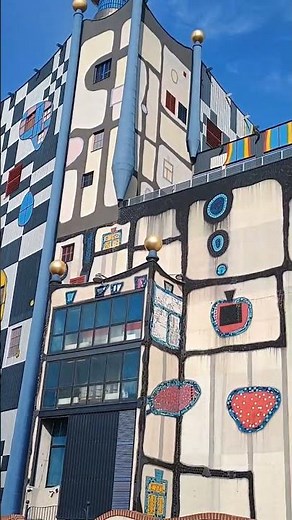 Die schönste Müllverbrennungsanlage der Welt #wien #hundertwasser #architecture