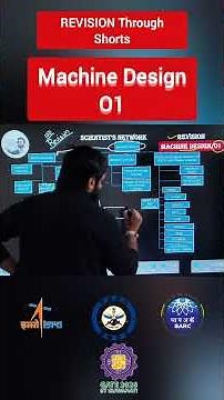 Revision 01 – Machine Design | Complete Syllabus Overview for GATE/ESE #ese2026 #gate2026
