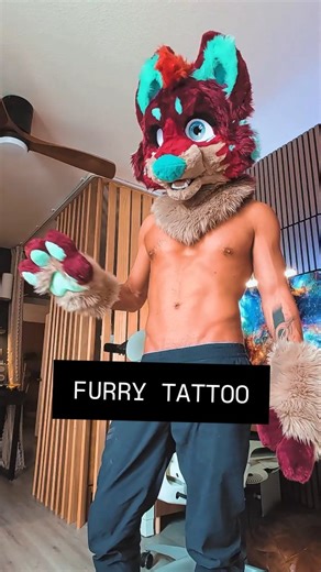 Rorschach on Instagram: "Taking alternative ideas as well; the harder it is to explain to my parents who already weren't happy with the first (very normal) tattoo, the better #furrytrash #furry #fursuit #cosplay #anthro #fursuiting #foxfurry #gymfur #gymfurry"
