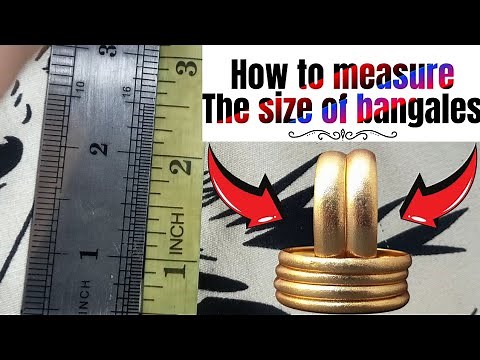 How to Measure Your Bangle Size at Home – Quick & Easy Guide | How to Measure Bangle Size with Scale