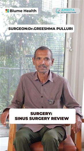 Sinusitis Gone! Life After Successful Sinus Surgery 2023 #amritaenthospital hospital #kphb