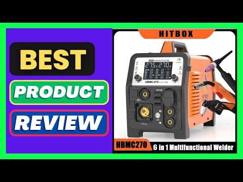 HITBOX HBMC270 Aluminum Welder 6 in 1 MMA/Gasless MIG/Gas
