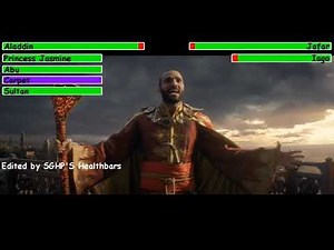 Aladdin (2019) Final Battle with healthbars 1/2