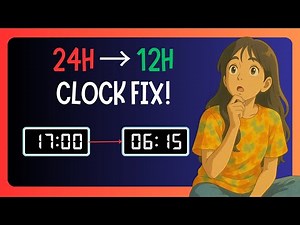 How To Change The 24 Hour Clock To 12 Hour In Windows 11 - EASY