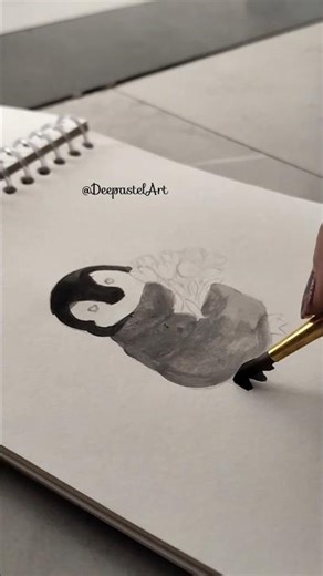 Penguin Watercolor Painting | Easy Cute Penguin Drawing Step by Step | Watercolor Art Tutorial