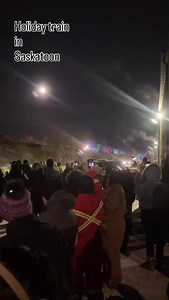 Holiday train in Saskatoon #saskatchewan #winter #winter #canada🇨🇦 #snow | Banadict Joseph
