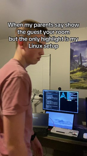 Showcasing My Impressive Linux Setup at Home