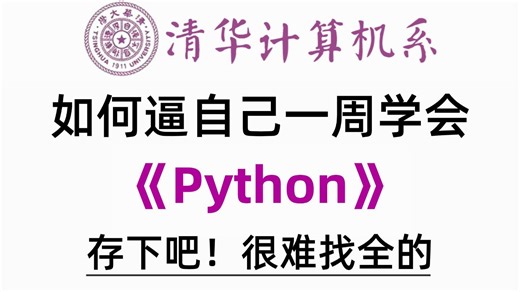【整整578集】清华大学198小时讲完的Python教程（数据分析）零基础全套教程，包含所有干货内容！这还学不会，我退出IT圈！