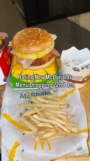 Big Daddy B on Instagram: "🚨 Rating the New @mcdonaldsuk ‘Heist’ Menu from around the world which lands in stores Wednesday 22nd October 🚨 What you trying first? @mcdonaldsukinews #mcdonalds #mcdonalds🍔🍟 #mcdonaldsheist #mcdonaldsbreakfast #mcds #maccyds #mcspicy #mcnuggets"