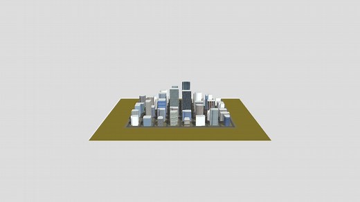 Huge_ City - Download Free 3D model by ajn190409