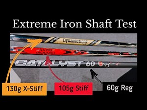 Extreme Iron Shaft Comparison Test - Is Lighter Better??