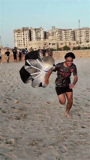 Parachute Resistance Sprint | Speed & Power Training#sports #soccerfitness