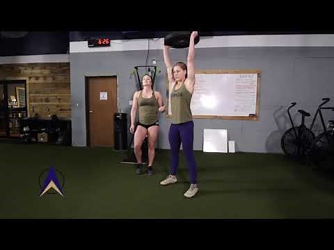 Plate Ground to Overhead - CrossFit Movement Demo