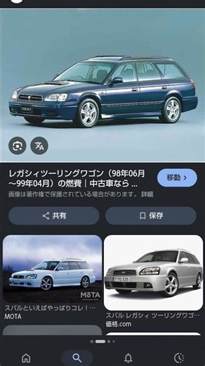 歴代のスバルレガシィツーリングワゴン