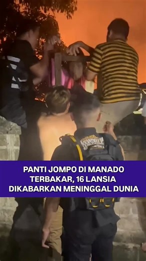 KOLEKSI RESEP MAKANAN on Instagram: "Tragedi kebakaran melanda Panti Werda Damai yang berlokasi di Kelurahan Ranomuut, Kecamatan Paal Dua, pada Minggu, 28/12/2025, malam. Insiden yang terjadi sekitar pukul 20.24 WITA ini dilaporkan merenggut nyawa 16 penghuni lansia. Kepala Dinas Pemadam Kebakaran Manado, Charles Rotinsulu, mengonfirmasi bahwa selain korban jiwa, terdapat tiga orang lainnya yang mengalami luka bakar. Para korban luka saat ini telah dievakuasi ke RSUD Kota Manado dan RS Awaloei u