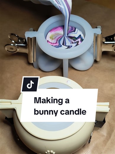 making a bunny candle for this one I used the Avo, Periwinkle and Vivid Pink pigments from Homeware Design Co, linked in my bio. mould linked in my bio as well. #candlemaking #eastercandles #makingcandles #litafcandleco #icanthandlecandle #smallcandlebusiness #candlessouthafrica #candlelovers #buildacandle