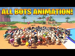 Astro Bot - All 305 Characters Special Bots Animation & Emote Unlocked in Crash Site!