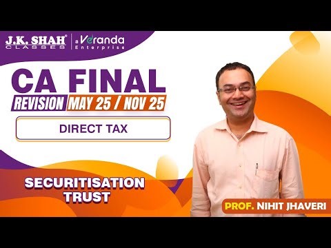 CA Final | Revision of Securitisation Trust | English