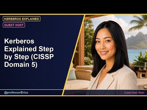 Kerberos Explained Step by Step (CISSP Domain 5)