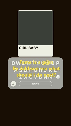 Fame is a g@n by Addison rea