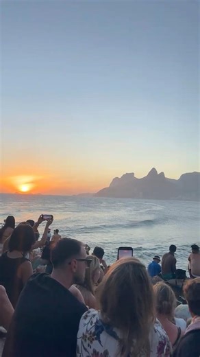 🇧🇷🌅Arpoador Beach Sunset 🌅 Brazil