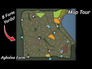 Aghalee Map Tour - 8 Farm Yards To Choose From! - Farming Simulator 22