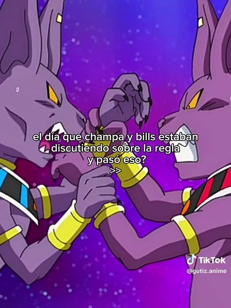 hit y Goku terminaron siendo los peones de champa y Bills #anime #animeedit #hit #goku #dragonball
