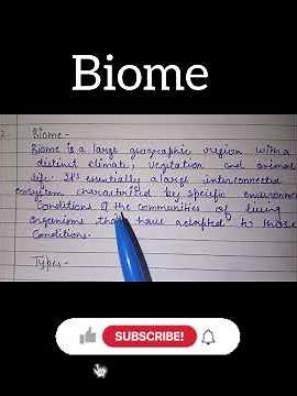 #what is Biome #Types of Biome