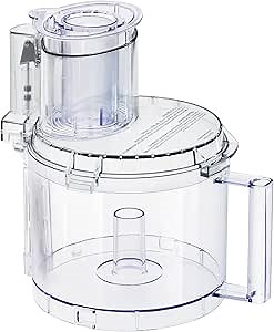 DLC-005AGTXT1 Replacement Food Processor Work Bowl, Contain: Pusher DLC-2014PT1, Small Pusher DLC-2014SPT1-1, Bowl Cover DFP-14NWBCT1 Fits All Cuisinart DFP-14 Models, 4-Piece Work Bowl Assembly Kit