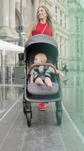 Introducing... caraway™ whirl ✨ 2-in-1 stroller with 360⁰ spinning wheels 🤩🔄 caraway’s whirl™ wheels allow you to go front, back, & side-to-side to navigate the smallest of spaces, the biggest of crowds, and keep your little passenger riding smoothly 🛞 | Joie Baby USA