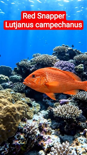 Red Snapper (Lutjanus campechanus) ‪@biologywalesir‬#redsnapper #lutjanus #campechanus #lutjanidae