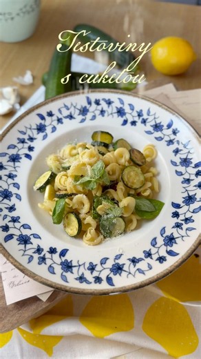 Rychlé těstoviny s cuketou #recepty #videorecepty #testoviny #pasta #cook #vareni