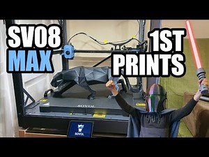 SV08 MAX Beta: Unfiltered Test Prints - What Broke & How We Fixed It #Sovol