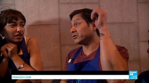 21K views · 180 reactions | #London Borough Market Attack: "we saw 3 unmasked men with knives stabbing people, attacking throats" | FRANCE 24 English | Facebook