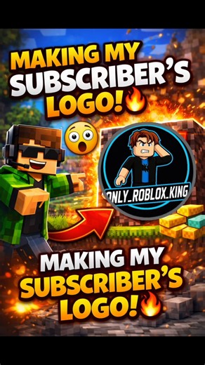 Making My Subscriber EPIC YT Logo🔥. @somyabiswa0187 #trending #minecraft #gaming #viral #shorts