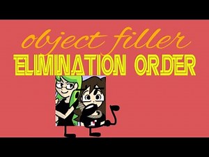 Object Filler elimination order