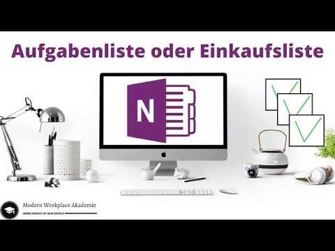 Planner Dashboard: Einkaufsliste oder Aufgabenliste in OneNote erstellen 📚 | OneNote Tutorial |