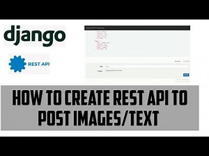 Python Django API to post images